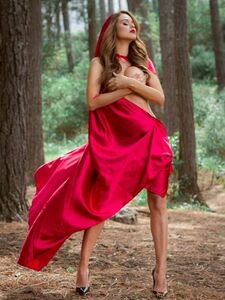 Yanet Garcia Red Hood Lingerie Cosplay Onlyfans Set Leaked