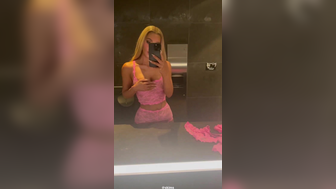 Kim Kardashian Wearing Seethrough And Bikini Teasing Celebrity Video
