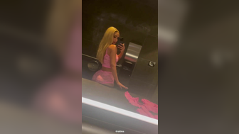 Kim Kardashian Wearing Seethrough And Bikini Teasing Celebrity Video