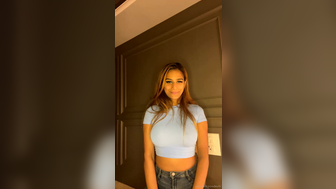 Poonam Pandey Cute Asian Squeezing Big Boobs Teasing Video