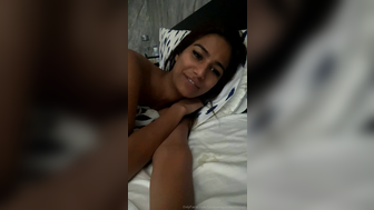 Poonam Pandey Horny Asian Teas On Bed OnlyFans Video