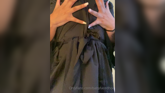 Babyfacedhoe Showing and Squeezing Her Massive Pierced Tits on Cam Onlyfans Video