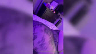 Scuba Squad Showing and Teasing Her Naturla Booty Cheeks in Disco Light Onlyfans Video
