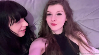 F1nn5ter and her Friend Licking Eachother on Bed Onlyfans Video