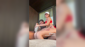 Swagatronixmommy Hot Babe Wearing Bikini Teasing TikTok Video