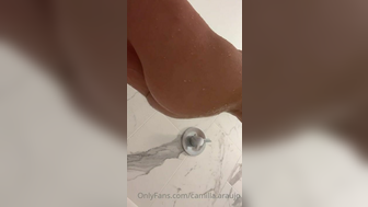 Camilla Araujo Fully Naked Taking A Shower Squeezing Boobs And Showing Booty Onlyfans Video