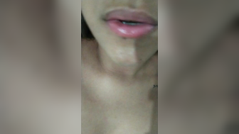 Teen girl enjoying siririca