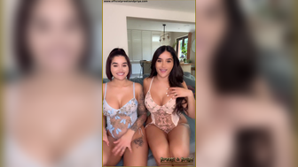 Preeti And Priya Horny Twin Sisters Playing With Tits In Lingerie Video