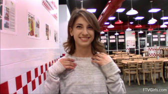 Kristen Nina Shows Her Nipples And Ass In A Restaurant Video
