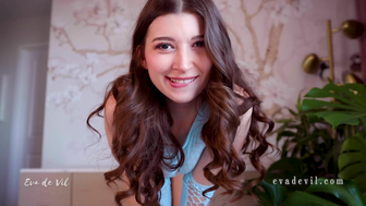 Eva Devil in a Sexy Tight Dress Showing off On Cam Video