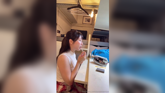 Lunaamemiya Hot Asian Babe Showing her Big Boobs And Booty On Cam Onlyfans Video