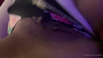 Bridale22 Touches Boobs And Hairy Pussy Inside Panty Before Use Vibrator OnlyFans Video