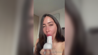 Gummies15 Deepthroating Big Dildo While Naked OnlyFans Video