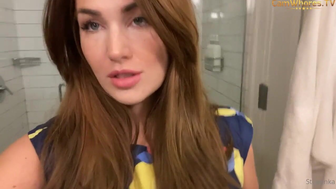 Stepanka Squeezes Her Perfect Tits and Filling Pussy with a Dildo Video