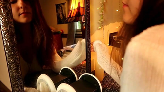 AftynRose ASMR Teasing My Self in Front Of A Mirror