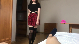 Alevtina Violet Can You Cum on my Face Daddy? Hungry Slut Love Blowjob & Facial video