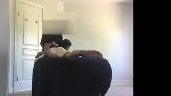 Sinfuldeeds Start to Tease Client's Cock With Her Tits Spycam Onlyfans Video