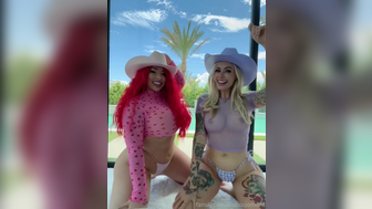 Bishoujomom Milfs Sucking a Big Dildo After Showing Their Bouncing big Boobs Fansly Video