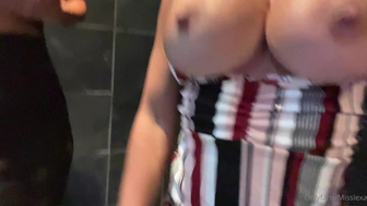 Miss Lexa - Misslexa and her Friend Showing Their Massive Tits and Ass in Washroom Onlyfans Video