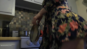 Bettie Bondage Naughty Step Mom Rides Her Step Son's Cock and Teasing it Video