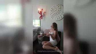 Caroline Zalog Amazing Playtime POV Video Leaked