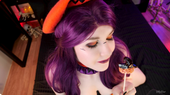 Kitty Klaw Licking A Lollipop and Teasing ASMR Video