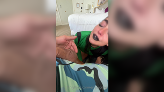 Emjayplays Start to Suck BF's Cock Before Rides it in Cosplay Onlyfans Video