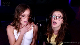 Leana Lovings and Her Friend Doing Moaning and Licking ASMR Onlyfans Video