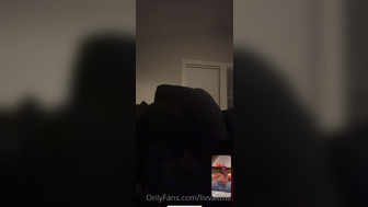 Livvalittle Sucking a Dildo and Vibrating her Juicy Pussy While Video Call with Her BF Onlyfans Video