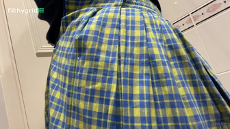 Gingerknickers Gets Exposed her Pussy and Asshole While Farting in Multiple Places Video