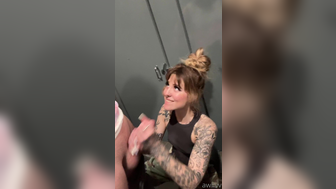 Awlivv - Olive Garden Naughty Girl Start to Give Sensual Handjob to a Fanboy Video