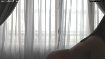Milamcfly Teasing Tits With Big Booty While Touching Pussy Wearing Night Dress Onlyfans Video