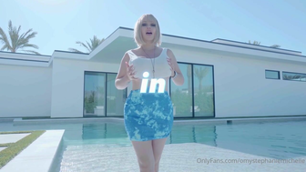 Stephanie Michelle Touching Heavy Tits While Sucking Huge Dick And Banged By The Pool Onlyfans Video