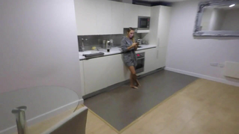 Mariah Leonne Giving Sloppy Blowjob to Two Guy and Gets Covered by Cum Video