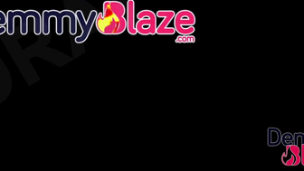 Demmy Blaze Takes Out Her Massive Tits And Suck Them While Teasing In Sexy Lingerie Video
