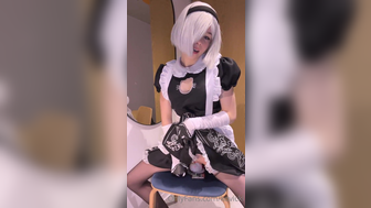Kovicki Naughty Maid Riding Dildo In Her Juicy Pussy For Master Onlyfans Video
