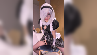 Kovicki Naughty Maid Riding Dildo In Her Juicy Pussy For Master Onlyfans Video