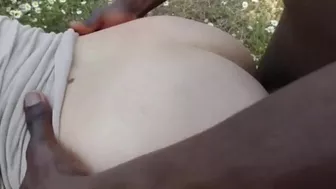 Shared slut wife fucks by big black cock in the car