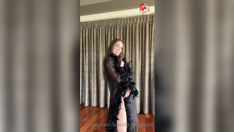 Christina Khalil See-Through Robe Lingerie Onlyfans Leaked Onlyfans Porn Video