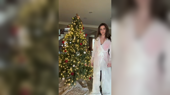 Christina Khalil Christmas Ppv Red Lingerie Tease Slipping Her Nipples And Bendover Onlyfans Video