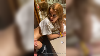 Bbybratzo Skinny Blonde teen Getting Fucked Hard in Bathroom Onlyfans Video