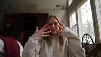 Caroline Zalog Maids Housekeepers Try On Haul Video