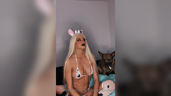 Kristen Hancher Gets Curvy Tits Exposed While Talking to her Fans in Micro Bikini Onlyfans Video
