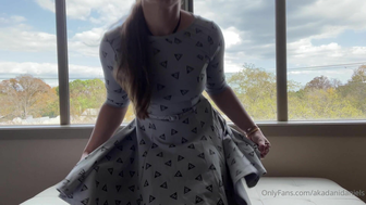 Dani Daniels nerdy Babe Fingering Pussy Hard While Her Boobs Bounces Onlyfans Video