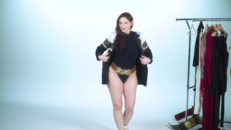 Carlotta Champagne Gets Exposed her Soft Booty and Tits While Trying on Haul Video