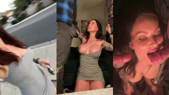 Viking Barbie Sucking Two Dicks While Getting Fucked Video