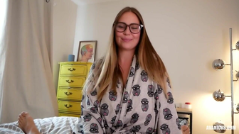 Ava Nicks Sucking And Got Lot's of Cum On Her Big Tits