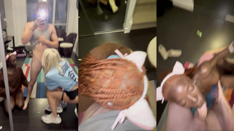 Waifumiia With Ebony Gf Sucking Bwc Threesome Video