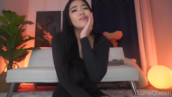 Luna Queen Hot Asian Thick Babe Dildo Anal Rides And Squirt