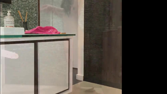 bansheebel And JizzJazz Two Hottie Babe Nude Shower Fucking with Dildo Onlyfans